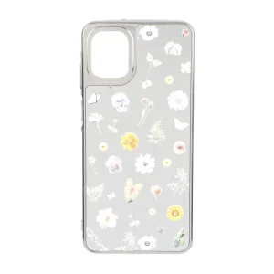 قاب آینه ای Silver طرح دار Samsung Galaxy A07 - کد 80
