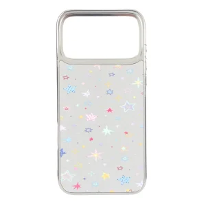 قاب آینه ای Silver طرح دار Apple iPhone 17 Pro Max / iPhone 18 Pro Max - کد 83