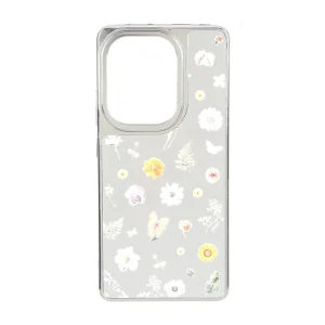 قاب آینه ای Silver طرح دار Xiaomi Redmi Note 14S / Note 13 Pro 4G / Poco M6 Pro 4G - کد 116