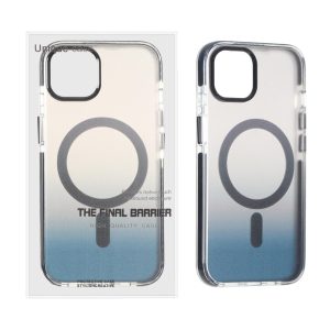 قاب اورجینال Unique Case مات MagSafe دور رنگی لنز آلومینیومی Apple iPhone 13 / iPhone 14 - مشکی (پک دار)