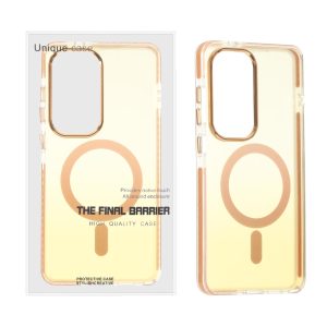 قاب اورجینال Unique Case مات MagSafe دور رنگی لنز آلومینیومی Samsung Galaxy S26 Ultra - صحرایی (پک دار)