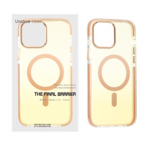 قاب اورجینال Unique Case مات MagSafe دور رنگی لنز آلومینیومی Apple iPhone 13 Pro Max - صحرایی (پک دار)