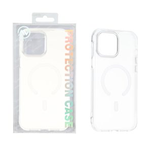قاب اورجینال AV مات رنگی MagSafe دور سوزنی لنز آلومینیومی Apple iPhone 13 Pro Max - سفید (پک دار)