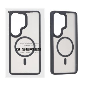 قاب اورجینال Q Series مات MagSafe لنز برجسته Samsung Galaxy S26 Ultra - مشکی (پک دار) - MPS