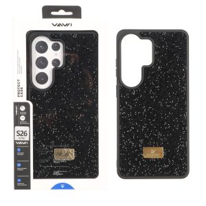 قاب اوجینال Swarovski Vawi مدل Samsung Galaxy S26 Ultra - مشکی (پک دار) - MPS