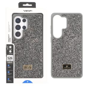 قاب اوجینال Swarovski Vawi مدل Samsung Galaxy S26 Ultra - خاکستری (پک دار) - MPS