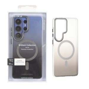 قاب اوجینال Puloka مات MagSafe دور ژله ای Samsung Galaxy S26 Ultra - خاکستری (پک دار)