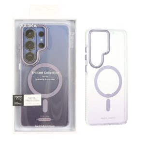 قاب اوجینال Puloka مات MagSafe دور ژله ای Samsung Galaxy S26 Ultra - بنفش (پک دار)