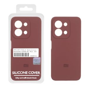 قاب سیلیکونی پاک کنی اورجینال Master Quality مدل نسخه گلوبال Xiaomi Redmi 15C / Poco C85 - زرشکی (پک دار)