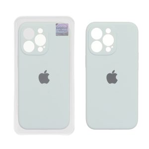 قاب سیلیکونی پاک کنی اورجینال Master Quality مدل Apple iPhone 13 Pro - آبی کبریتی (پک دار)