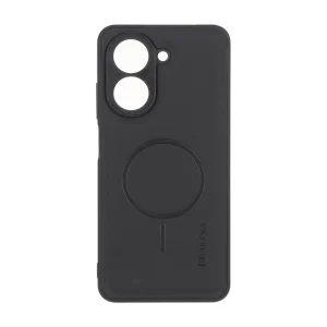 قاب Puloka جیر طرح مگ سیف Slim محافظ لنزدار Xiaomi Redmi A5 / Poco C71 - مشکی