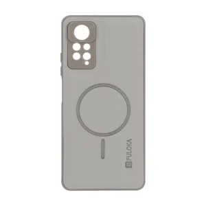 قاب Puloka جیر طرح مگ سیف Slim محافظ لنزدار Xiaomi Redmi Note 12 Pro 4G / Redmi Note 11 Pro - طوسی