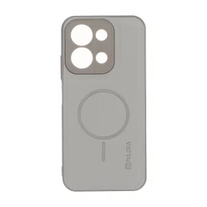 قاب Puloka جیر طرح مگ سیف Slim محافظ لنزدار نسخه گلوبال Xiaomi Redmi 15C / Poco C85 - طوسی