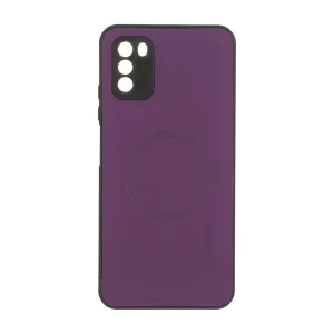 قاب Puloka جیر طرح مگ سیف Slim محافظ لنزدار Xiaomi Poco M3 - بنفش