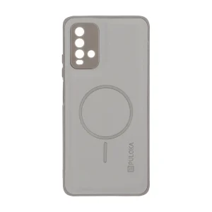 قاب Puloka جیر طرح مگ سیف Slim محافظ لنزدار Xiaomi Redmi 9T 4G - طوسی