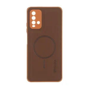 قاب Puloka جیر طرح مگ سیف Slim محافظ لنزدار Xiaomi Redmi 9T 4G - قهوه ای