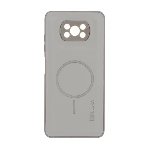 قاب Puloka جیر طرح مگ سیف Slim محافظ لنزدار Xiaomi Poco X3 / Poco X3 Pro / Poco X3 NFC - طوسی