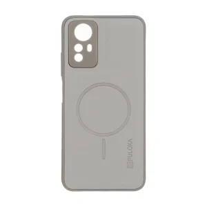 قاب Puloka جیر طرح مگ سیف Slim محافظ لنزدار Xiaomi Redmi Note 12S - طوسی