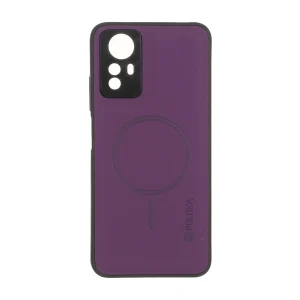 قاب Puloka جیر طرح مگ سیف Slim محافظ لنزدار Xiaomi Redmi Note 12S - بنفش