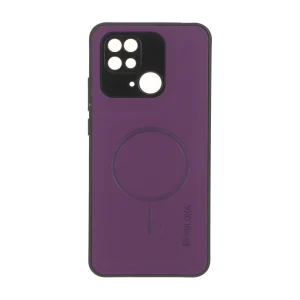 قاب Puloka جیر طرح مگ سیف Slim محافظ لنزدار Xiaomi Redmi 10C / Redmi 10 Power / Poco C40 - بنفش