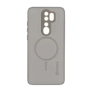 قاب Puloka جیر طرح مگ سیف Slim محافظ لنزدار Xiaomi Redmi Note 8 Pro - طوسی