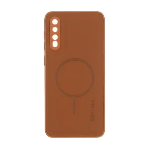 قاب Puloka جیر طرح مگ سیف Slim محافظ لنزدار Samsung Galaxy A50 / A50s / A30s - قهوه ای روشن