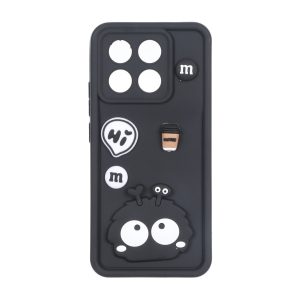 قاب Solid Case عروسک برجسته Baby مدل Xiaomi Poco X6 Pro 5G / Redmi K70E - مشکی - MPS