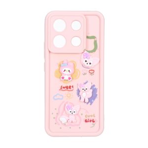 قاب Solid Case عروسک برجسته Baby مدل Xiaomi Redmi Note 13 Pro 5G / Poco X6 5G - صورتی - MPS