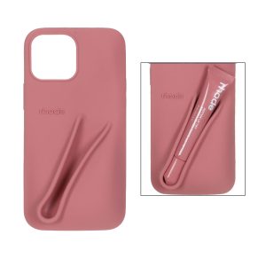 قاب سیلیکونی پاک کنی rhode با ست لیپ گلاس Apple iPhone 13 Pro Max / iPhone 12 Pro Max - کالباسی