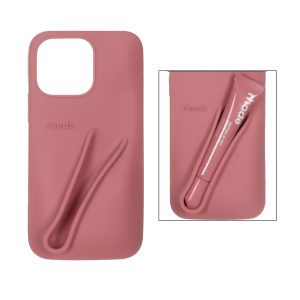 قاب سیلیکونی پاک کنی rhode با ست لیپ گلاس Apple iPhone 15 Pro Max / iPhone 14 Pro Max - کالباسی