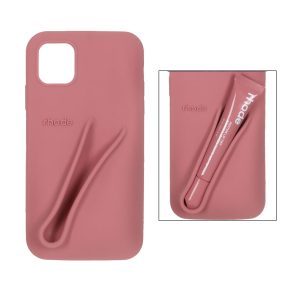 قاب سیلیکونی پاک کنی rhode با ست لیپ گلاس Apple iPhone 11 / iPhone XR - کالباسی