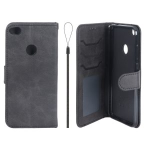 کیف موبایل مگنتی درجه یک داخل خز MNC Plus مدل Honor 8 Lite - مشکی