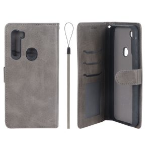 کیف موبایل مگنتی درجه یک داخل خز MNC Plus مدل Xiaomi Redmi Note 8T - خاکستری