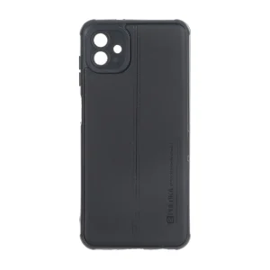 قاب Puloka طرح چرم دوخت دار محافظ لنزدار Samsung Galaxy A04 / M13 5G - مشکی