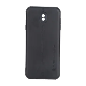 قاب Puloka طرح چرم دوخت دار محافظ لنزدار Samsung Galaxy J7 Pro / J730 - مشکی