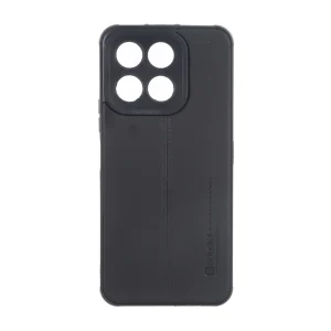 قاب Puloka طرح چرم دوخت دار محافظ لنزدار Honor X5b / X5b Plus - مشکی