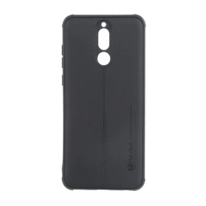 قاب Puloka طرح چرم دوخت دار محافظ لنزدار Huawei Mate 10 Lite - مشکی