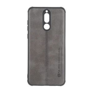 قاب Puloka طرح چرم دوخت دار محافظ لنزدار Huawei Mate 10 Lite - طوسی
