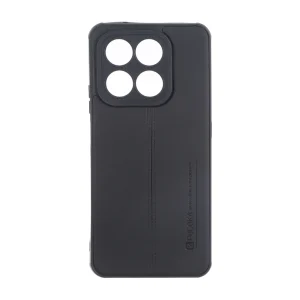 قاب Puloka طرح چرم دوخت دار محافظ لنزدار Honor X7d - مشکی