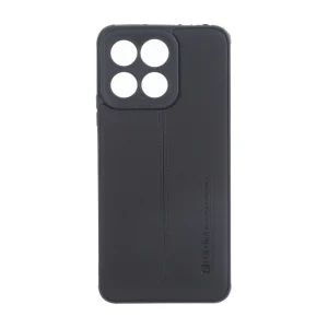 قاب Puloka طرح چرم دوخت دار محافظ لنزدار Honor X7c - مشکی