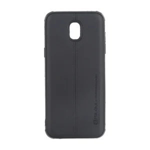قاب Puloka طرح چرم دوخت دار Samsung Galaxy J5 Pro / J530 - مشکی
