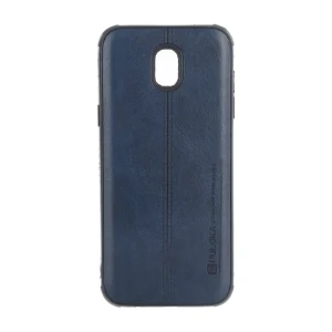 قاب Puloka طرح چرم دوخت دار Samsung Galaxy J5 Pro / J530 - سرمه ای