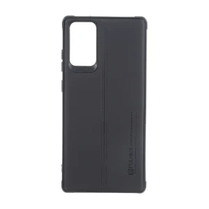 قاب Puloka طرح چرم دوخت دار Samsung Galaxy Note20 - مشکی