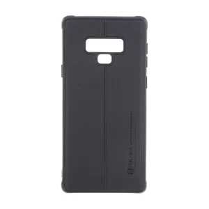 قاب Puloka طرح چرم دوخت دار Samsung Galaxy Note 9 - مشکی