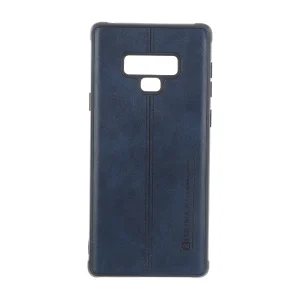 قاب Puloka طرح چرم دوخت دار Samsung Galaxy Note 9 - سرمه ای