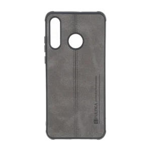 قاب Puloka طرح چرم دوخت دار Huawei P30 Lite - طوسی