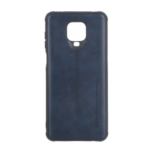 قاب Puloka طرح چرم دوخت دار Xiaomi Redmi Note 9S / Redmi Note 9 Pro / Redmi Note 9 Pro Max - سرمه ای کد 1