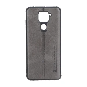 قاب Puloka طرح چرم دوخت دار Xiaomi Redmi Note 9 / Redmi 10X 5G / Redmi 10X Pro 5G - طوسی
