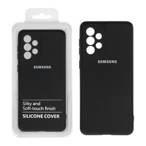 قاب نیو سیلیکون محافظ لنزدار RFF مدل Samsung A33 مشکی (پک دار)