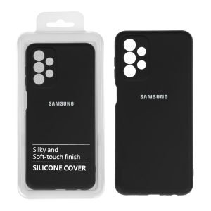 قاب نیو سیلیکون محافظ لنزدار RFF مدل Samsung A23 مشکی (پک دار)